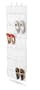 Honey-Can-Do Over The Door Clear Shoe Organizer/Storage Rack, White