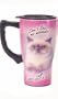 CAT Don't LIKE My ATTITUDE get a dog TRAVEL Mug cup NEW