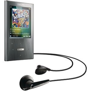 New High Quality PHILIPS SA3ARA16K/37 2.4 GOGEAR ARIA MP3 PLAYER WITH FULLSOUND & SOUND ISOLATION HEADPHONES (16 GB) (PERSONAL AUDIO)