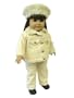 American Girl Doll Clothes 3pc Cream Cordoroy Outfit