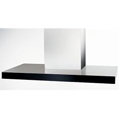 design Wandhaube 60 cm in Edelstahl mit Schwarzglas Front Dunstabzugshaube Sensorschaltung touch control mit Nachlaufautomatik K�che Halogenbeleuchtung auf Umluft umr�stbar Abzugshaube K�che