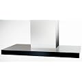 design Wandhaube 60 cm in Edelstahl mit Schwarzglas Front Dunstabzugshaube Sensorschaltung touch control mit Nachlaufautomatik K�che Halogenbeleuchtung auf Umluft umr�stbar Abzugshaube K�che