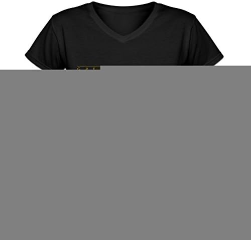 DLROSE Women's Comfy Fit Bon Jovi Short Sleeve V Neck Tee Shirt XL Black