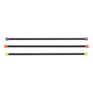 Body Solid Weighted Fitness Bar Set (4, 6 and 9 lbs)