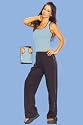 Womens Cotton Lycra Racerback Tanktop with Front Lining