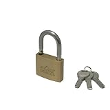 ハイロジック:ディンプルシリンダー南京錠 50ミリ 入数1個 00071254 ×5セット