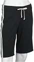 Soffe Women's Twin Stripe Bermuda Short, Black, Small