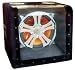 Absolute HFS1127 Single 12-inch Subwoofer Box with Crhome Grill and LED Lighting with 500 Watts Maximum Power