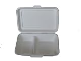 Stalkmarket 1000ml, 2-Partition Food Container, 250-Count Case