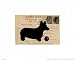 Corgi Silhouette by Nancy Shumaker. Size 5.95 inches width by 3.90 inches height. High Quality Art Poster Print