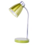 Home Design, Juicy, 15 Inch Tall, Desk Lamp, Chrome/Olive Green Acrylic Details