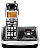 GE 5.8 GHZ Black Cordless Analog Single Handset Phone with Caller ID and Digital Answering System (25942EE1)