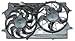 TYC 620720 Cooling Fan Assembly Compatible with 2000-2002 Ford Focus