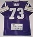 Ron Yary Minnesota Vikings NFL Autographed Throwback Jersey with 