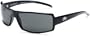 Electric EC/DC Polarized Glass Sunglasses,Gloss Black Frame/Grey Polarized Lens,one size