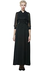 A-line  Chiffon/Silk Evening Dress  With Ruffles