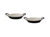 Staub �Z���~�b�N�~�j�f�B�b�V���I�[�o�� 15cm �u���b�N 2pcs 40509-440(1731523)
