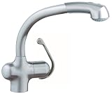 GROHE 33 759 SD0 Ladylux Plus Pull-out Kitchen Faucet, Stainless Steel