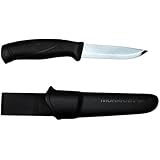 Morakniv Companion Fixed Blade Outdoor Knife with Sandvik Stainless Steel Blade, 4.1-Inch