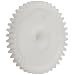 Plastic PowerDrive 10M040B8 Polyoxymethylene Spur Gear, 20 Degree Pressure Angle, 40 Teeth x 8mm Bore x 40mm Pitch Diameter 1,0 Module