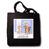 Londons Times Funny Medicine Cartoons - Canine Black Market Viagra - Tote Bags