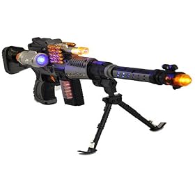 Sharp Shooter Electronic Toy Machine Gun XMAS GIFT TOP SELLER 2011
