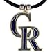 Colorado Rockies Logo Pendant Necklace - MLB Baseball Fan Shop Sports Team Merchandise