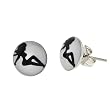 Stainless Steel Fake Plug Earrings - 16g Wire - 00G - Naked