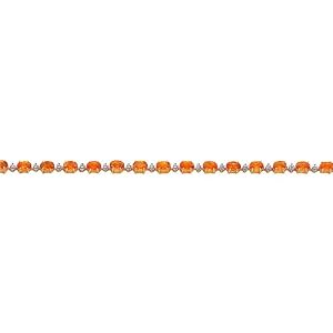 14K Gold 5.1cttw Diamond and Citrine Bracelet Jewelry 7 by