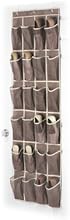 Whitmor 6351-1253-JAVA Fashion Color Organizer Collection Over-the-Door Shoe Organizer, Java