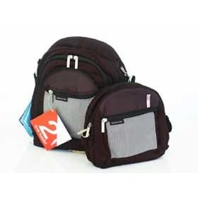 Baby Backpack Duo   Black