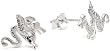 Vinani Ohrstecker Drachen Sterling Silber 925 Ohrringe ODF