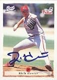 Rich Hunter, Clearwater Phillies - Phillies Affiliate Autographed Card