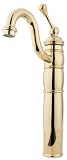 Kingston Brass KB1422BL Heritage Vessel Sink Faucet With Lever Handle - Polished Brass