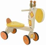 Baby Activity Wooden Ride on Toy - Giraffe Rider