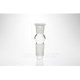 Medglass 12-238 Glass Water Jacketed Distilling Column, 18mm Male to 14mm Female Ring Adapter