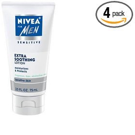 Nivea for Men Sensitive Lotion Moisturize & Protects - Fragrance, Dye & Alcohol Free SPF 4 2.5 fl o