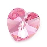 Swarovski Crystal Heart Pendant #6202 18mm 