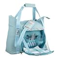 Coolmovers Kitchen Craft Cool Bag with Picnic Items, 2 Persons