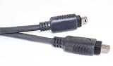 Black 4 Pin To 4 Pin 1394 Firewire Cable