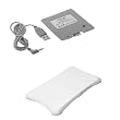 Nintendo Wii Fit CLEAR Silicone Skin Sleeve for the Wii Fit board w/ 2800maH Rechargable Battery Pack
