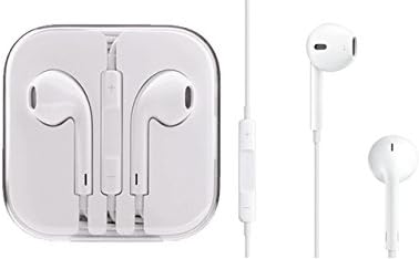 3.5MM Earbuds for Apple iPhone 6 Plus, iPhone 6, iPhone 5, iPhone 5S, iPhone 5C, iPhone 5, iPhone 4 or Samsung by Supply Square (White)