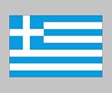 Drapeau 1,50 x 1,00m 100% polyester Grece avec 2 oeillets metallique
