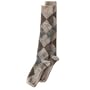 Smartwool Womens Diamond Deb Knee High Socks, Natural, size L (shoe size 10-12.5)