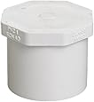 Spears PVC Pipe Fitting, Plug, Schedule 40, Spigot