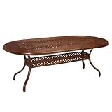 Venice Oval Aluminum Outdoor Dining Table - Frontgate - Patio Furniture