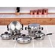 Chefs Secret 10pc 12 Element Surgical Stainless Steel Cookware Set
