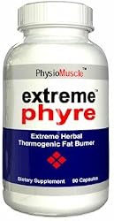 Extreme Phyre - 90 Capsules Hardcore Thermogenic Fat Burner with CLA Weight Loss Diet Pills