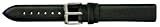 Apollo 18mm navy brushed leather watch strap with medium padding and a nubuck lining