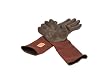 Keep It Simple With Katie Brown Mid-Wrist Garden Mud Gloves, Brown Size Small